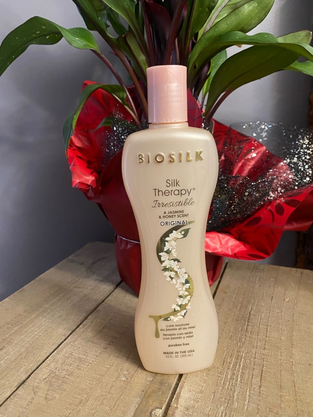 New! Biosilk Silk Therapy Irresistible Honey & Jasmine Hair Serum 12oz USA